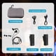 thumbnail image 4 of de Monitoreo de Auriculares Inalámbricos, Receptor Transmisor Estéreo IEM Profesional con Retorno de Oído en Tiempo Real, 4 of 5
