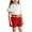 Wine, variant on Summer Girls Short Sleeve Round-Neck Blouses Off Shoulder Ruffle Sleeveless Top Shorts Matching Belt 3 Piece Outfit for Girls Aged 2-8 Log