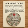 thumbnail image 1 of Blessing & Card Set Inspirational "Friends Are Angels" Keepsake With Design Positive Energy For & Encouragement, 1 of 6