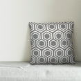 thumbnail image 2 of Creative Products Grey and White Honeycomb 16x16 Spun Poly Pillow, 2 of 2