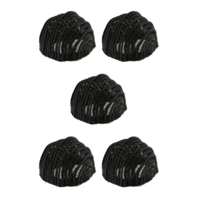 VONKY Cornrow Wig Cap for Weaving Wigs Adjustable Lace Cap Style A 5Set