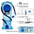 thumbnail image 4 of Mothybot Mochila de hidratación, mochila de hidratación aislada con bolsa de agua y almacenamiento de 2 litros sin BPA, mochila de senderismo para hombres, mujeres, niños para correr, andar en bicicle, 4 of 5