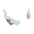 thumbnail image 1 of Estatua del pavo real,Estatua de pavo real,adorno de escritorio creativo y divertido,Escultura decorativa de pavo real para decoración del hogar,Escultura de pingüino,Escultura de pingüino, 1 of 8