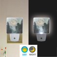 thumbnail image 2 of Yayeee LED Night Light for The Home Plug in With Light Sensors 2 Pack, Moon and House, 2 of 6