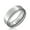 Silver, variant on Men's Black Lovers Titanium Wedding Band Ring