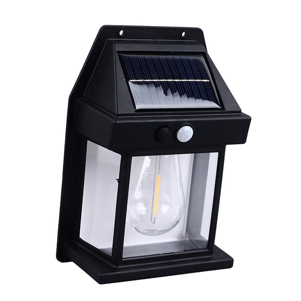 Paquete de 2 Linternas Solares de Pared para Exteriores con 3 Modos Luces LED con Sensor de Movimiento de Atardecer a Amanecer Lámpara de Seguridad Impermeable para Valla de ANGGREK Otros