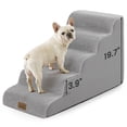 thumbnail image 1 of Escaleras para Perros COZY KISS para Perros Pequeños 50 cm de Alto, 5 Peldaños Gris, 1 of 8