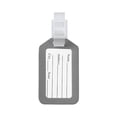 thumbnail image 1 of BKER 1 Pcs Luggage Tags 3.4x1.9 Inches Plastic Luggage Identifiers With Lanyard Name Tags Travel Accessories Waterproof ID Tags Multi Color Airplane Suitcase Labels, 1 of 6