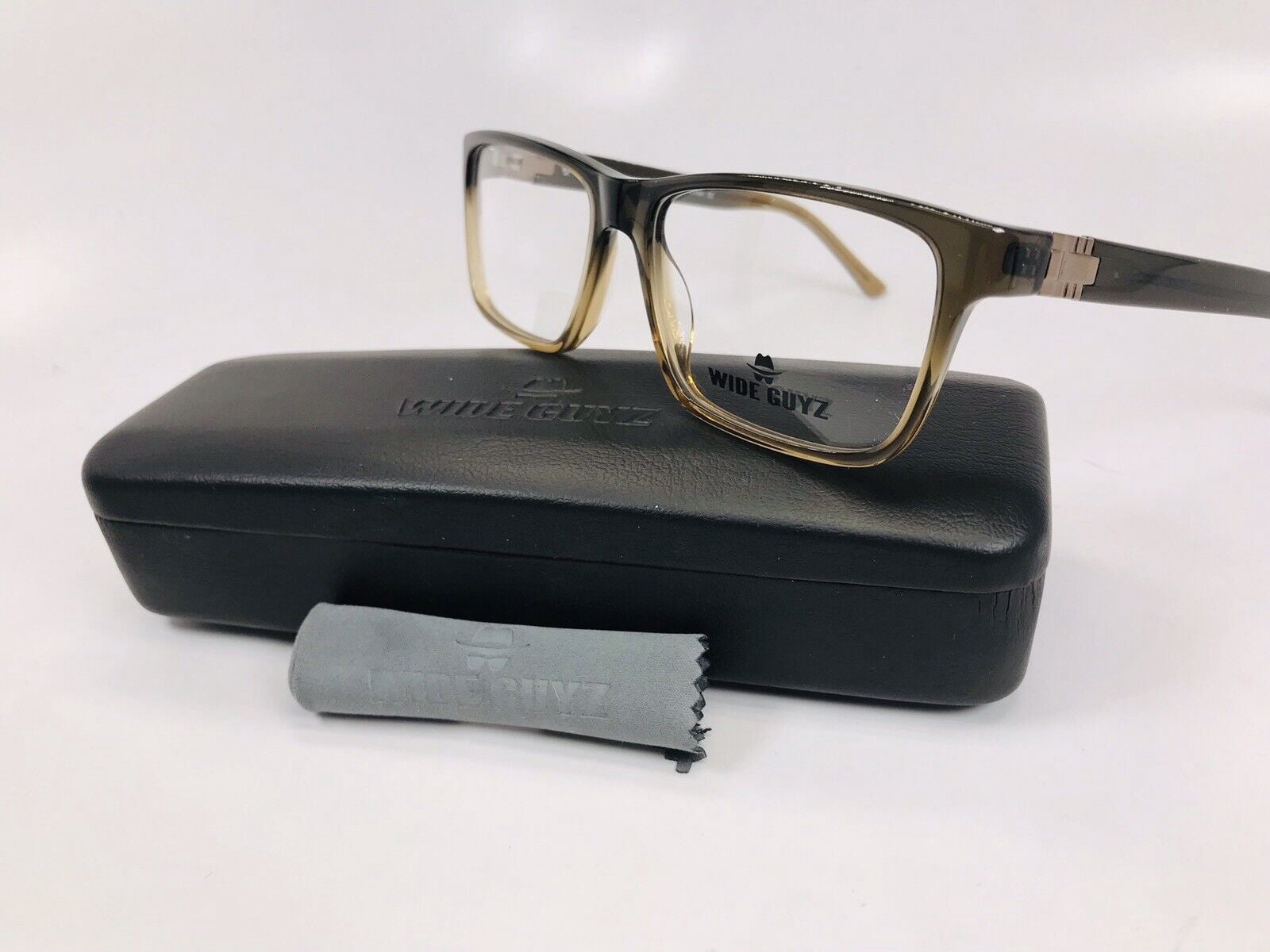 New Wide Guyz Gunmetal & Black ANTHONY Eyeglasses 58mm for  display picture 2