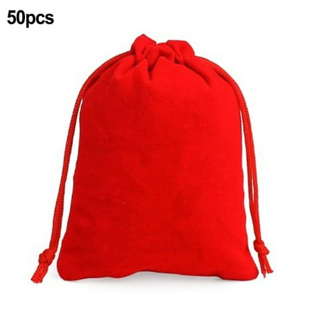 

Flannel Drawstring Pocket Jewelry Small Cloth Bag Drawstring Storage Bag
