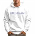 thumbnail image 2 of Men's 100% Cotton MICHIGAN Hoodie 330g Thick Pocket Hood, 2 of 16