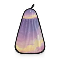 Hanging Hand Towels For Kitchen Bathroom Home Decor Lightweight Soft Purple