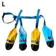 thumbnail image 2 of YM Waterproof Dog Boots for Small/Medium/Large Dogs, Doggy Suspender Boots, Anti Dirt Dog Paw Protectors, Anti- Pet Shoes Pet Rain Boots with Adjustable Suspender Pants for Outdoor Walking, 2 of 6