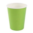 thumbnail image 3 of 40 Vasos de Papel (9 Oz) - Vajilla de Fiesta de Cumpleaños de Colores Lisos Lisos Catering (Verde), 3 of 5