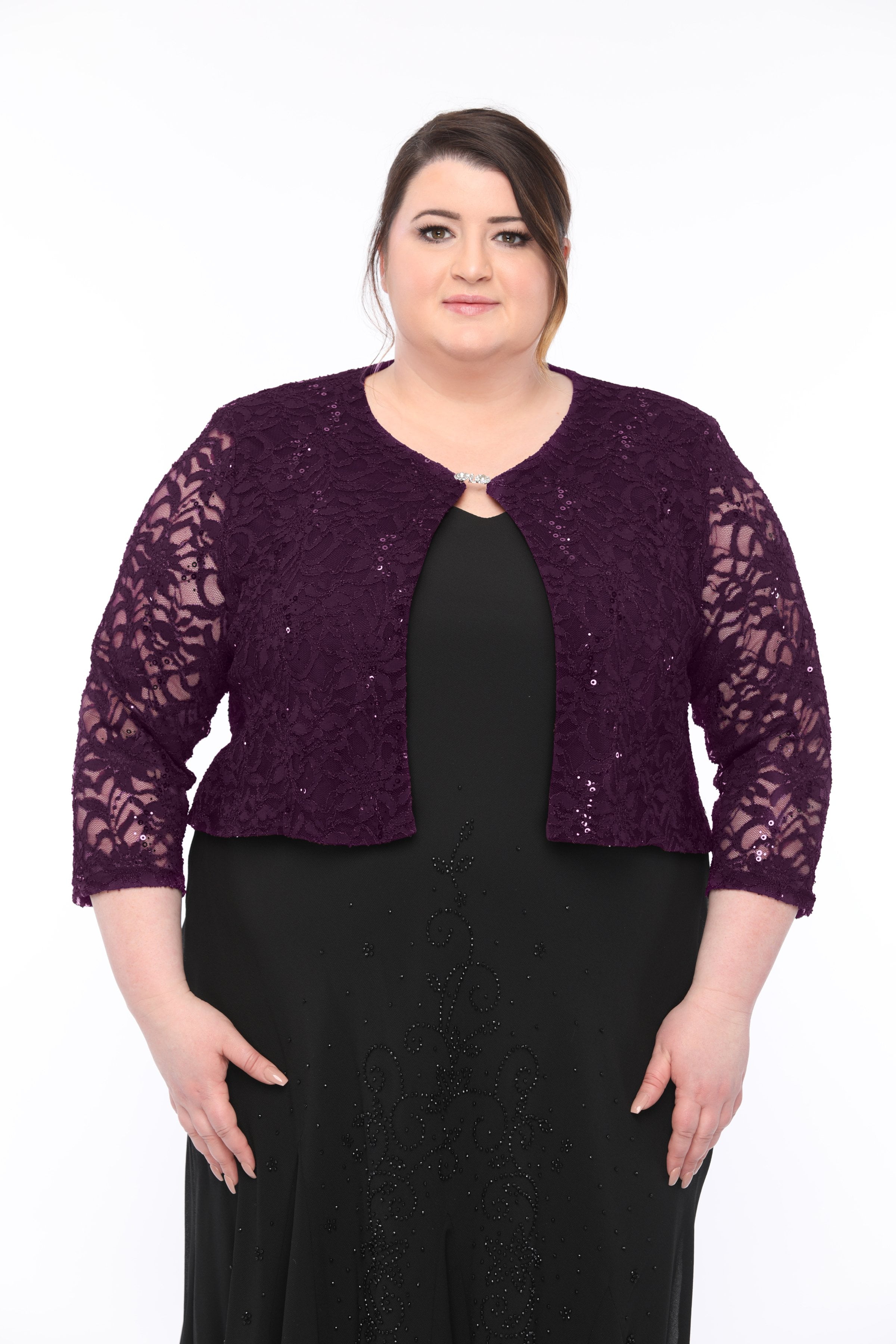 sequin bolero plus size