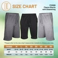 thumbnail image 3 of Jmr Men's Fleece Sweat Pants Jogger Running Shorts Sizes M-3XL, 3 of 7