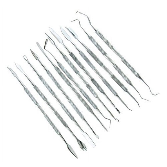 Spatula, Carver Pick, 12-Piece WaxTool Set