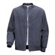thumbnail image 4 of Ceisia Men's casual solid color stand collar zipper button-down coat Gift pocket long sleeve outerwear, 4 of 4