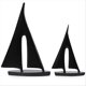 thumbnail image 1 of Boat Decorations Statue Decor,Art Sculptures and Statues(2PCS)Black, 1 of 5