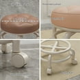 thumbnail image 3 of Taburetes Bajos con Ruedas Universal Giratoria 360 Grados PU, 3 of 7
