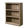 thumbnail image 1 of Scranton & Co Rectangular 3-Shelf Transitional Wood Bookcase in Salt Oak, 1 of 3