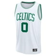 thumbnail image 2 of Men's Fanatics Jayson Tatum White Boston Celtics Fast Break Replica Player Jersey - Association Edition, 2 of 3