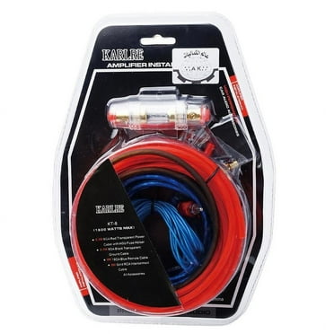 1500w 8ga Car Amplifier Install Wiring Kit Audio Subwoofer Amp N Rca Power W8h2 U6N8