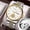 Platinum Surface, variant on Men's quartz watch, imitation automatic, fake mechanical, transparent back, butterfly clasp, stylish business men's wristwatch