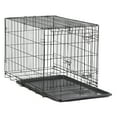 Vibrant Life DoubleDoor Foldable Metal Wire Dog Crate with Divider