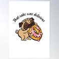 thumbnail image 2 of That Cake Was Delicious Poster Wall Art, Modern Wall Decor For Living Room Bedroom, 8x12 UNFRAMED, 2 of 3
