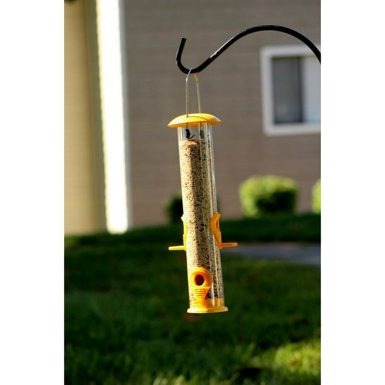 Ashman Bird Feeder, Metal Top and Bottom, Spacious Design, Attractive & Long Lasting, Fill it with Sunflower Black Oil Seeds, Clean and Fill, Great Gift for Friends and Family, Red Ashman Bird Feeder, Metal Top and Bottom, Spacious Design, Attractive & Long Lasting, Fill it with Sunflower Black Oil Seeds, Clean and Fill, Great Gift for Friends and Family, Red