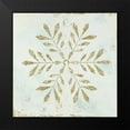thumbnail image 2 of PI Studio 20x20 Black Modern Framed Museum Art Print Titled - Glistening Snowflake II, 2 of 5