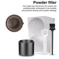 thumbnail image 3 of Hyasfey Refillable Pods Kit for Vertuo Pods Easy Powder Filler Set Lid Seal Remover Tool for Nespresso Vertuo Pods Press Refillable Capsules Holder And Brush, 3 of 7