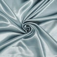 thumbnail image 5 of BalsaCircle 90" Dusty Blue Round Satin Tablecloth Table Covers Reception Table Linens, 5 of 8