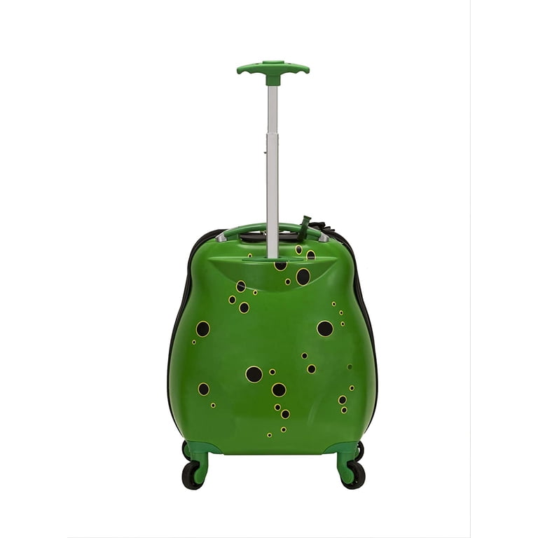 Rockland Jr. Kids' My First Hardside Spinner Luggage, Frog, Carry