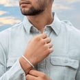 thumbnail image 2 of Pulsera Luck Strings de Cuerda de Cera Blanca Impermeable y Ajustable, 2 of 6