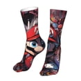 thumbnail image 3 of Lsque Mario Print Women's Men's Novelty 16in Crew Socks Cotton Socks Knee High Socks for Walking,Running,Nurses,Pregnancy, 3 of 6