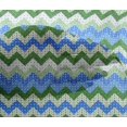 thumbnail image 5 of oneOone Viscose Chiffon Medium Blue Fabric Chevron Sewing Material Print Fabric By The Yard 42 Inch Wide-QY, 5 of 6