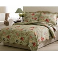 thumbnail image 2 of American Traditions Edens Garden Cotton  3 Piece Full/Queen Quilt Set, All Season, Adult Size, OEKO-TEX Certified, 2 of 6