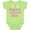 Lime Green, variant on Inktastic Future Softball Star Girls Baby Bodysuit
