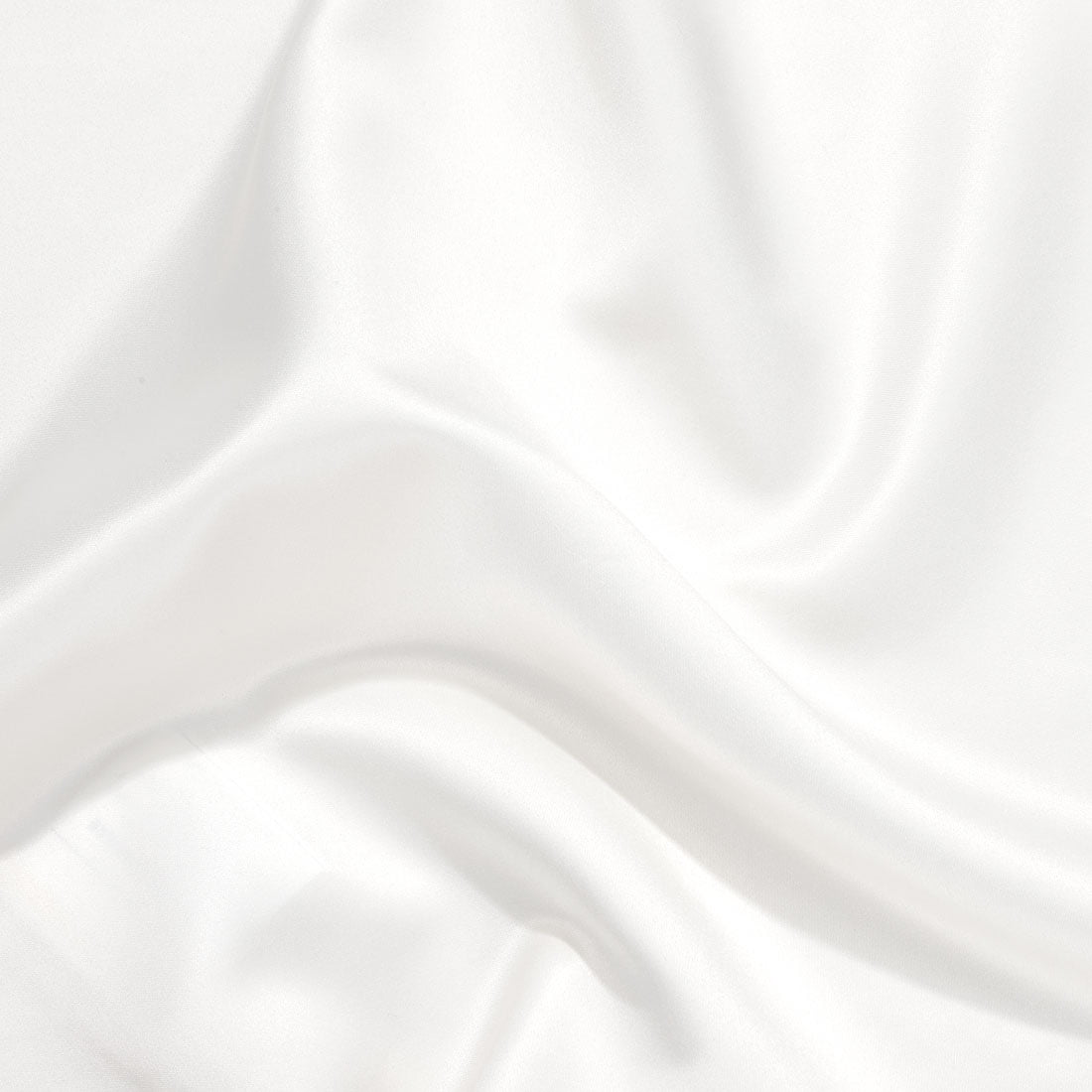 Unique Bargains Silky Satin Pillow Cases Covers Set of 2 White Standard