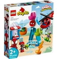 thumbnail image 2 of LEGO DUPLO Marvel Spider-Man & Friends: Funfair Adventure 10963 Fairground with Helicopter toy, Spidey and Hulk Figures, Toys for Toddlers, Boys & Girls Ages 2 Plus, 2 of 7