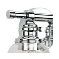 thumbnail image 5 of Ambrose Collection Two-Light Farmhouse Polished Chrome Clear Glass Bath Vanity Light, 5 of 8