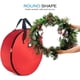thumbnail image 3 of Bolsa de almacenamiento de guirnalda de Navidad Cremallera doble Campana de Navidad Garland Bolsa de regalo Contenedor a prueba de roturas Methold HA001431-00, 3 of 7