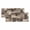 Brown, variant on 2 Pack Valances for Windows, Brown Vintage Wooden Window Valances for Living Room/Bedroom/Bathroom, Rustic Farmhouse Wood Plank Patchwork Light Filtering Kitchen Curtain Valance 42"W x12" L