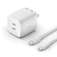thumbnail image 1 of Cargador de pared Belkin BoostCharge Pro 45 W dual USB-C GaN, 1 of 6