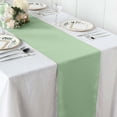 thumbnail image 2 of Efavormart Pack of 5 | SAGE GREEN Premium Polyester Table Top Runner For Weddings Birthday Party Banquets Decor Fit Rectangle and Round Table, 2 of 10