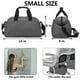 thumbnail image 3 of Bolsa de gimnasio Ineeatu pequeña de 14 pulgadas para mujeres y hombres, color gris, 3 of 7