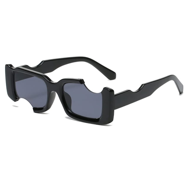 Gafas de sol genéricas LJCZKA rectángulo pequeño irregular con protección UV400