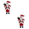 thumbnail image 4 of Muñeco de Nieve de Papá Noel Bewildely Decoración de Interior 17x30cm, 4 of 6